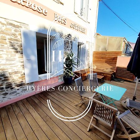 Petit Moulin-T3 Giens-Clim-Parking Apartman Hyères Kültér fotó